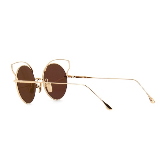 New Ladies Dita Gold Sunglasses - Picture 5 of 8